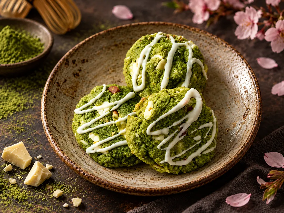 Galleta de Matcha & Chocolate Blanco